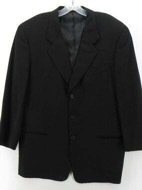 VINTAGE Giorgio Armani Collezioni Sport Coat 40 S Blazer Virgin Wool *
